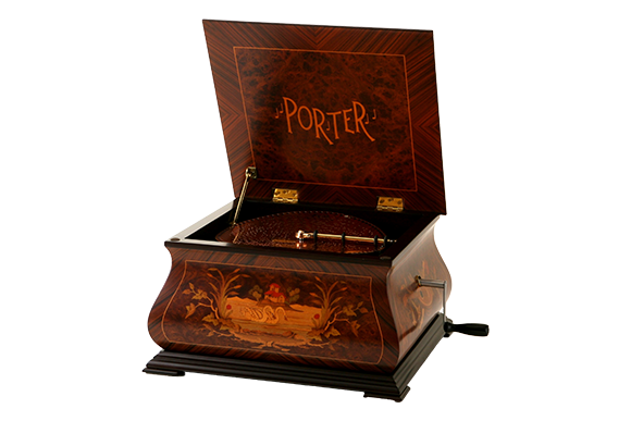 ポーター社 スワンエリート2 ディスクオルゴール(54弁×2)